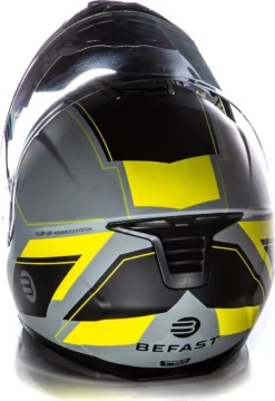 Kit Coppia Tank Grigio Giallo - 2 Caschi Modulari Befast Con Doppia Omologazione P/J -Accessori Per Motociclette 0001205135 tank grigio giallo 12 1