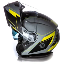 Kit Coppia Tank Grigio Giallo - 2 Caschi Modulari Befast Con Doppia Omologazione P/J -Accessori Per Motociclette 0001205135 tank grigio giallo 7 1