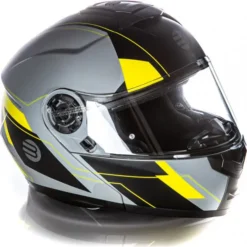 Kit Coppia Tank III Grigio Giallo - 2 Caschi Modulari Befast Con Doppia Omologazione P/J -Accessori Per Motociclette 0001205135 tank grigio giallo closed 21 1 1