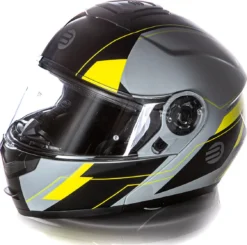 Kit Coppia Tank Grigio Giallo - 2 Caschi Modulari Befast Con Doppia Omologazione P/J -Accessori Per Motociclette 0001205135 tank grigio giallo closed 5 1