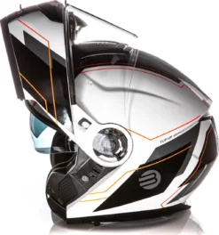 Kit Coppia Tank Bianco Nero - 2 Caschi Modulari Befast Con Doppia Omologazione P/J -Accessori Per Motociclette 0001207908 tank bianco nero 7 1