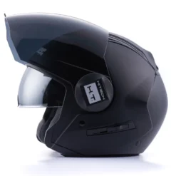 Casco Jet Blauer REAL MONOCHROME Nero Opaco -Accessori Per Motociclette 12cbkhu01036 h00026 h07 side rid
