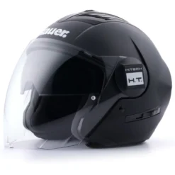 Casco Jet Blauer REAL MONOCHROME Nero Opaco