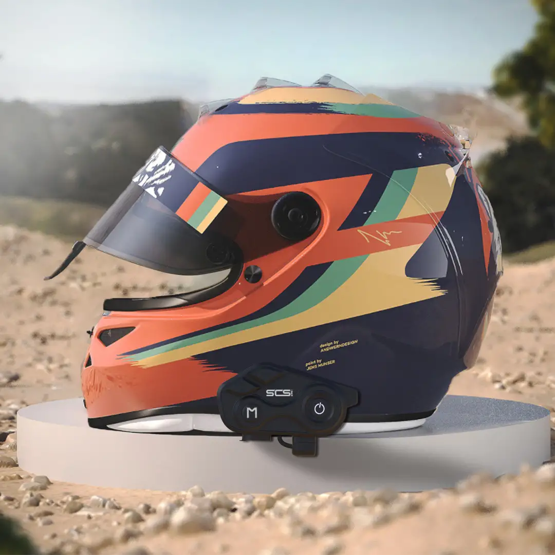 Interfono Bluetooth Universale SCS S-8X Singolo - Conversazione Moto Moto Fino A 500mt 5 Interfono Bluetooth Universale SCS S-8X Singolo - Conversazione Moto Moto Fino A 500mt - immagine 5