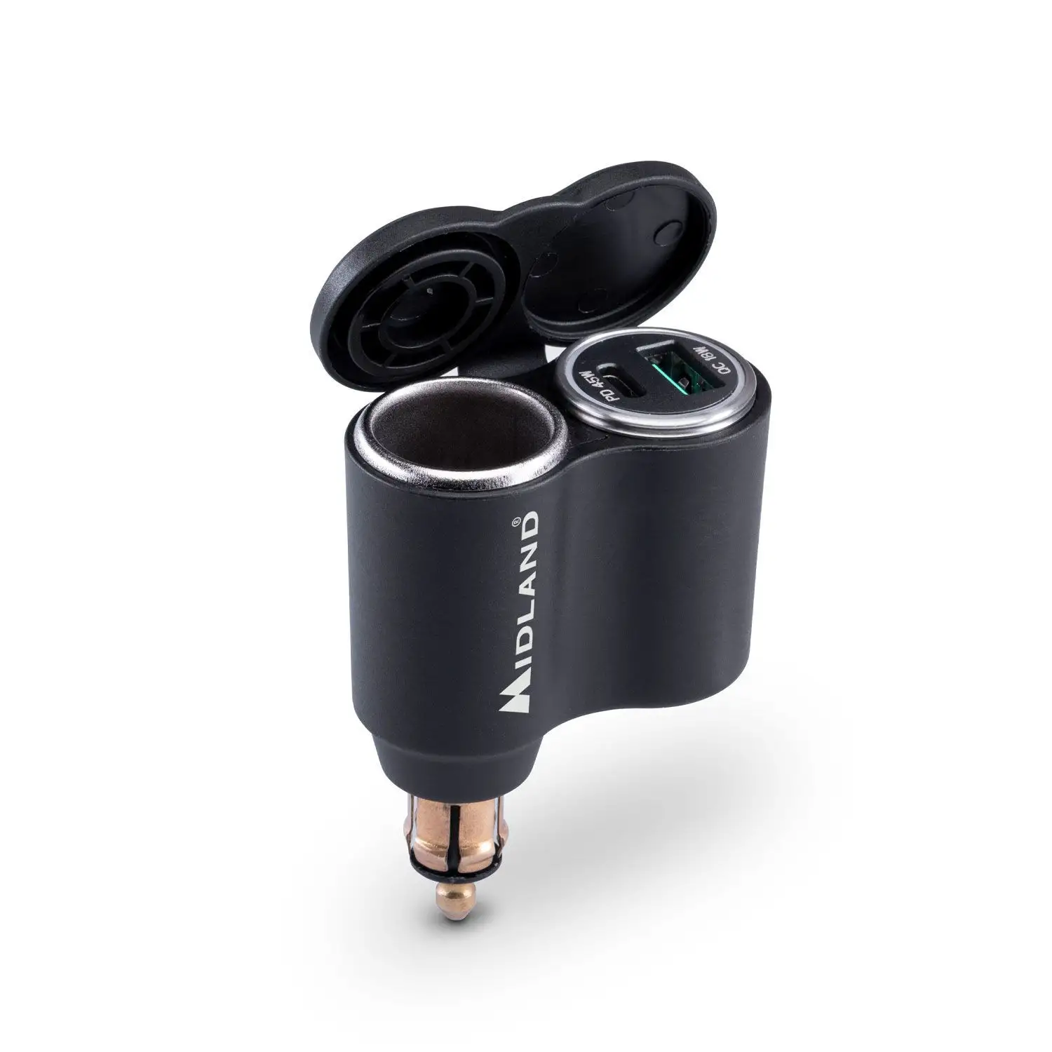 Aadattatore Midland MP-DIN USB C 1 Aadattatore Midland MP-DIN USB C