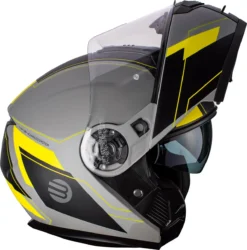 Casco Modulare Befast TANK III Con Doppia Omologazione P-J Grigio Giallo