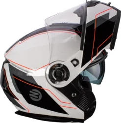 Casco Modulare Befast Tank Con Doppia Omologazione P/J Bianco Nero