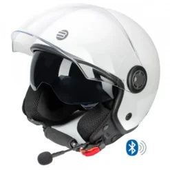 Kit Coppia Rapid Connect III Bianco - 2 Caschi Jet Befast Con Interfono Integrato -Accessori Per Motociclette befast rapid connect manc bianco 1 1
