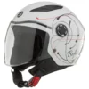Casco Jet Bambino Befast Flipper III Linear Bianco Rosso Nero