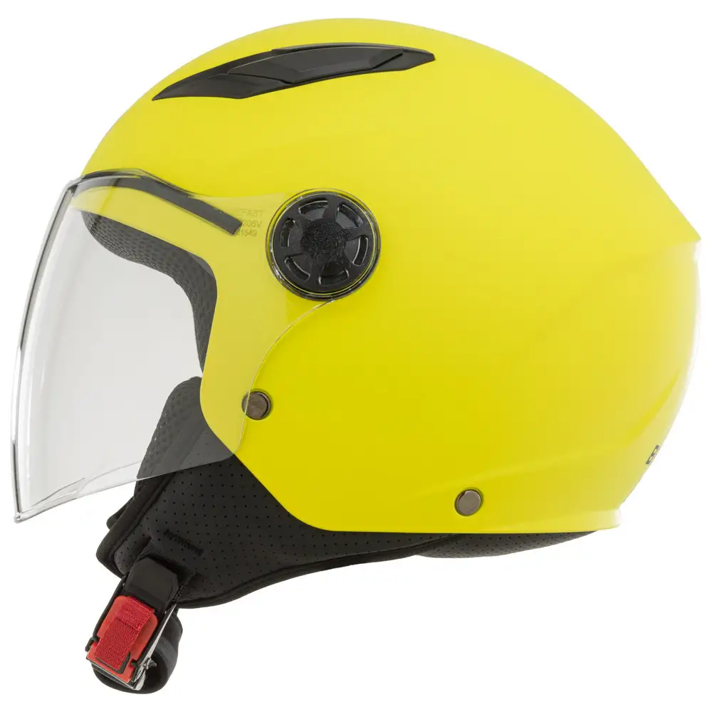 Casco Jet Bambino Befast Flipper III Giallo Fluo 2 Casco Jet Bambino Befast Flipper III Giallo Fluo - immagine 2