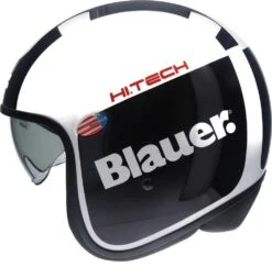 BLAUER PILOT 1.1 G GRAPHIC Jethelm -Accessori Per Motociclette blauer pilot 1 1 g graphic jethelm glossy weiss schwarz xs 183003wsxs 1 1