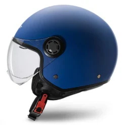 Kit Coppia Rapid II Blu Opaco - 2 Caschi Jet Befast Doppia Visiera -Accessori Per Motociclette casco jack befast blu laterale 3