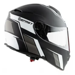 Kit Coppia Connect Nero Bianco - 2 Caschi Modulari Befast Connect Con Interfono Integrato -Accessori Per Motociclette casco modulare befast connection con interfono integrato bianco nero3 1