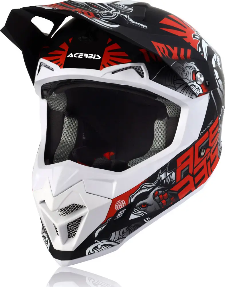 Casco Cross Acerbis PROFILE 4.0 Nero Grigio 1 Casco Cross Acerbis PROFILE 4.0 Nero Grigio