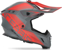 Casco Cross Acerbis X-TRACK VTR In Fibra Grigio Rosso -Accessori Per Motociclette casco cross acerbis x track vtr in fibra grigio rosso3