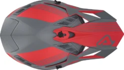 Casco Cross Acerbis X-TRACK VTR In Fibra Grigio Rosso -Accessori Per Motociclette casco cross acerbis x track vtr in fibra grigio rosso4