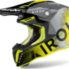 Casco Cross Airoh Twist 2.0 Bit Giallo Lucido