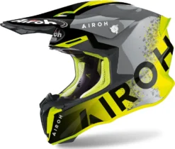 Casco Cross Airoh Twist 2.0 Bit Giallo Lucido