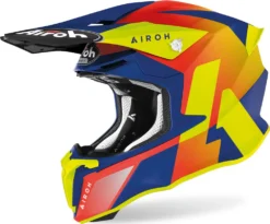 Casco Cross Airoh Twist 2.0 Lift Azzurro Opaco