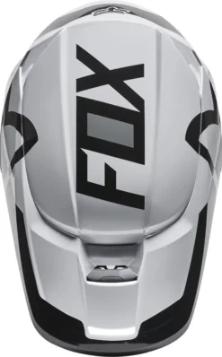 Casco Cross Bambino Fox Racing V1 LUX Nero Bianco -Accessori Per Motociclette casco cross bambino fox racing v1 lux nero bianco3