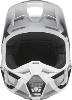 Casco Cross Bambino Fox Racing V1 LUX Nero Bianco -Accessori Per Motociclette casco cross bambino fox racing v1 lux nero bianco5