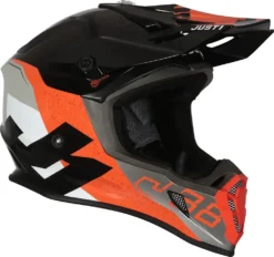 Casco Cross JUST1 J38 KORNER Arancio Nero -Accessori Per Motociclette casco cross just1 j38 korner arancio nero3