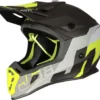 Casco Cross JUST1 J38 KORNER Giallo Fluo Titanio