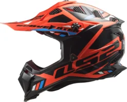 Casco Cross LS2 MX700 SUBVERTER STOMP Arancio Fluo Nero ECE 22-06 7 Casco Cross LS2 MX700 SUBVERTER STOMP Arancio Fluo Nero ECE 22-06 -Accessori Per Motociclette casco cross ls2 mx700 subverter stomp arancio fluo nero ece 22 063