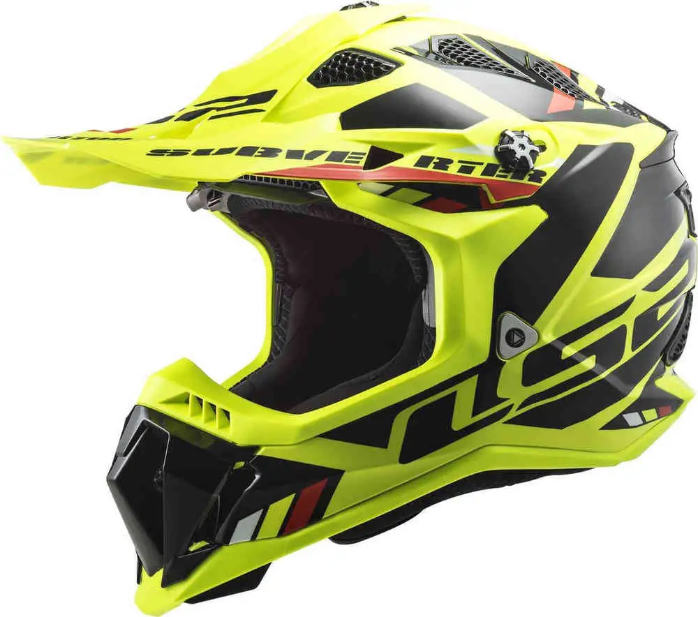 Casco Cross LS2 MX700 SUBVERTER STOMP Giallo Nero ECE 22-06 1 Casco Cross LS2 MX700 SUBVERTER STOMP Giallo Nero ECE 22-06