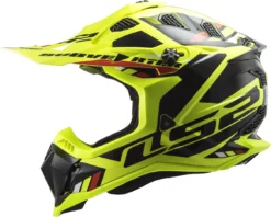 Casco Cross LS2 MX700 SUBVERTER STOMP Giallo Nero ECE 22-06 6 Casco Cross LS2 MX700 SUBVERTER STOMP Giallo Nero ECE 22-06 -Accessori Per Motociclette casco cross ls2 mx700 subverter stomp giallo nero ece 22 063