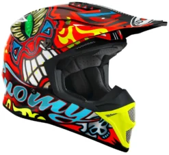 Casco Cross Suomy MX SPEED PRO TRIBAL Rosso Giallo