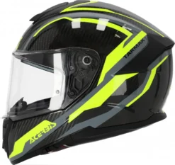 Casco Integrale Acerbis TARMAK CARBON Grigio Giallo -Accessori Per Motociclette casco integrale acerbis tarmak carbon grigio giallo3