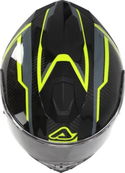 Casco Integrale Acerbis TARMAK CARBON Grigio Giallo -Accessori Per Motociclette casco integrale acerbis tarmak carbon grigio giallo4