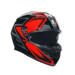 Casco Integrale AGV K3 E2206 MPLK COMPOUND Nero Rosso