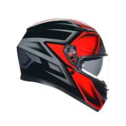 Casco Integrale AGV K3 E2206 MPLK COMPOUND Nero Rosso -Accessori Per Motociclette casco integrale agv k3 e2206 mplk compound nero rosso3