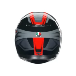 Casco Integrale AGV K3 E2206 MPLK COMPOUND Nero Rosso -Accessori Per Motociclette casco integrale agv k3 e2206 mplk compound nero rosso5