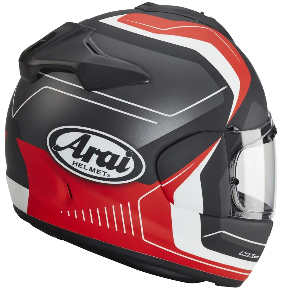Casco Integrale Arai CHASER-X ESCAPE In Fibra Rosso 2 Casco Integrale Arai CHASER-X ESCAPE In Fibra Rosso - immagine 2