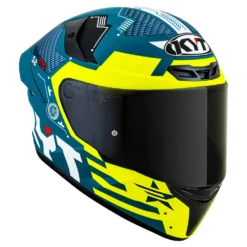 Casco Integrale Kyt KYT TT-COURSE FUSELAGE MATT Giallo Blu -Accessori Per Motociclette casco integrale kyt kyt tt course fuselage matt giallo blu3