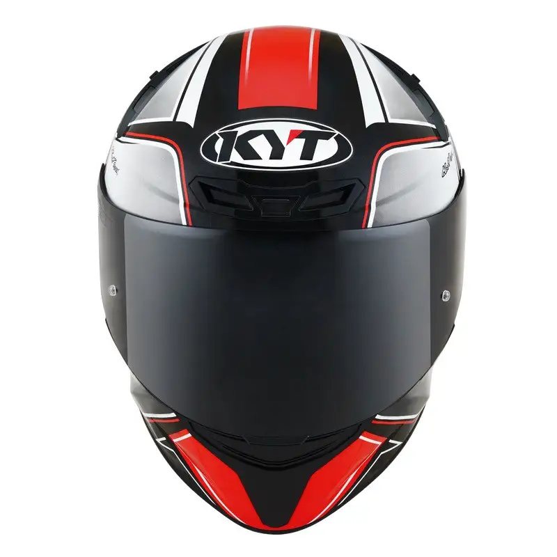 Casco Integrale Kyt TT-COURSE TOURIST Rosso Fluo 2 Casco Integrale Kyt TT-COURSE TOURIST Rosso Fluo - immagine 2