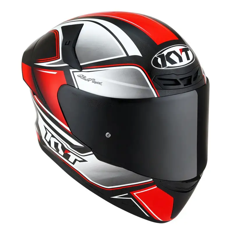 Casco Integrale Kyt TT-COURSE TOURIST Rosso Fluo 3 Casco Integrale Kyt TT-COURSE TOURIST Rosso Fluo - immagine 3