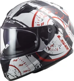 Casco Integrale LS2 FF320 STREAM EVO TACHO Bianco Nero Rosso