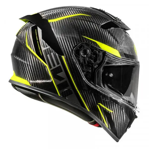 Premier® Casco Integrale Premier DEVIL CARBON STY ECE 22.06 Carbonio Lucido Giallo Fluo - immagine 4