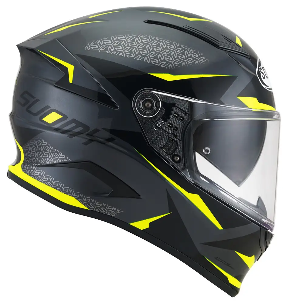 Casco Integrale Suomy SPEEDSTAR LUMINESCENCE In Fibra Antracite 4 Casco Integrale Suomy SPEEDSTAR LUMINESCENCE In Fibra Antracite - immagine 4