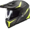 Casco Integrale Touring LS2 MX436 PIONEER EVO ROUTER Nero Opaco Giallo Fluo
