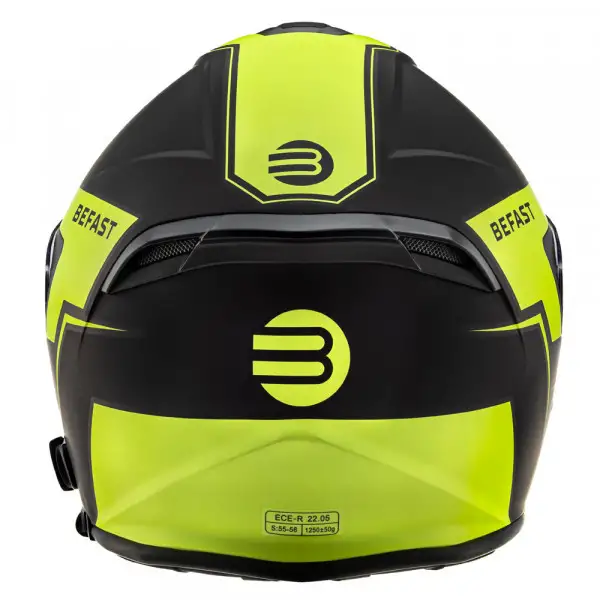 Casco Jet Befast Jet Connect III Con Interfono Integrato Nero Giallo - immagine 4