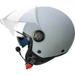 Casco Jet Befast Rapid Connect III Grigio Opaco Con Interfono Integrato -Accessori Per Motociclette casco jet befast rapid connect iii grigio opaco con interfono integrato4