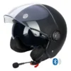 Casco Jet Befast Rapid Connect III Nero Opaco Con Interfono Integrato