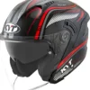 Casco Jet Kyt NF-J RADAR Red