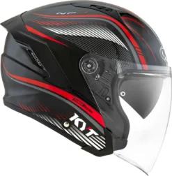 Casco Jet Kyt NF-J RADAR Red -Accessori Per Motociclette casco jet kyt nf j radar red4