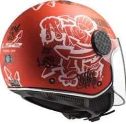 Casco Jet LS2 OF558 SPHERE LUX SKATER Rosso Opaco -Accessori Per Motociclette casco jet ls2 of558 sphere lux skater rosso opaco 5